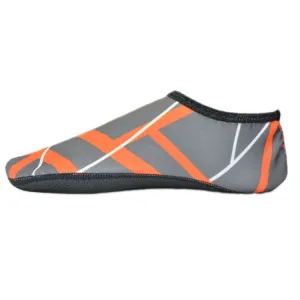 1 Pair Outdoor Snorkeling Non-Slip Soft Bottom Beach Diving Socks, Size: 34-35(Gray Orange)