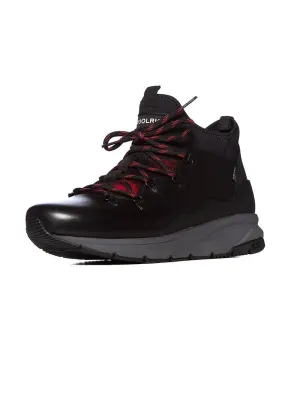 2 IN 1 WOOL CHECK HIKER IN BLACK RED BUFFALO