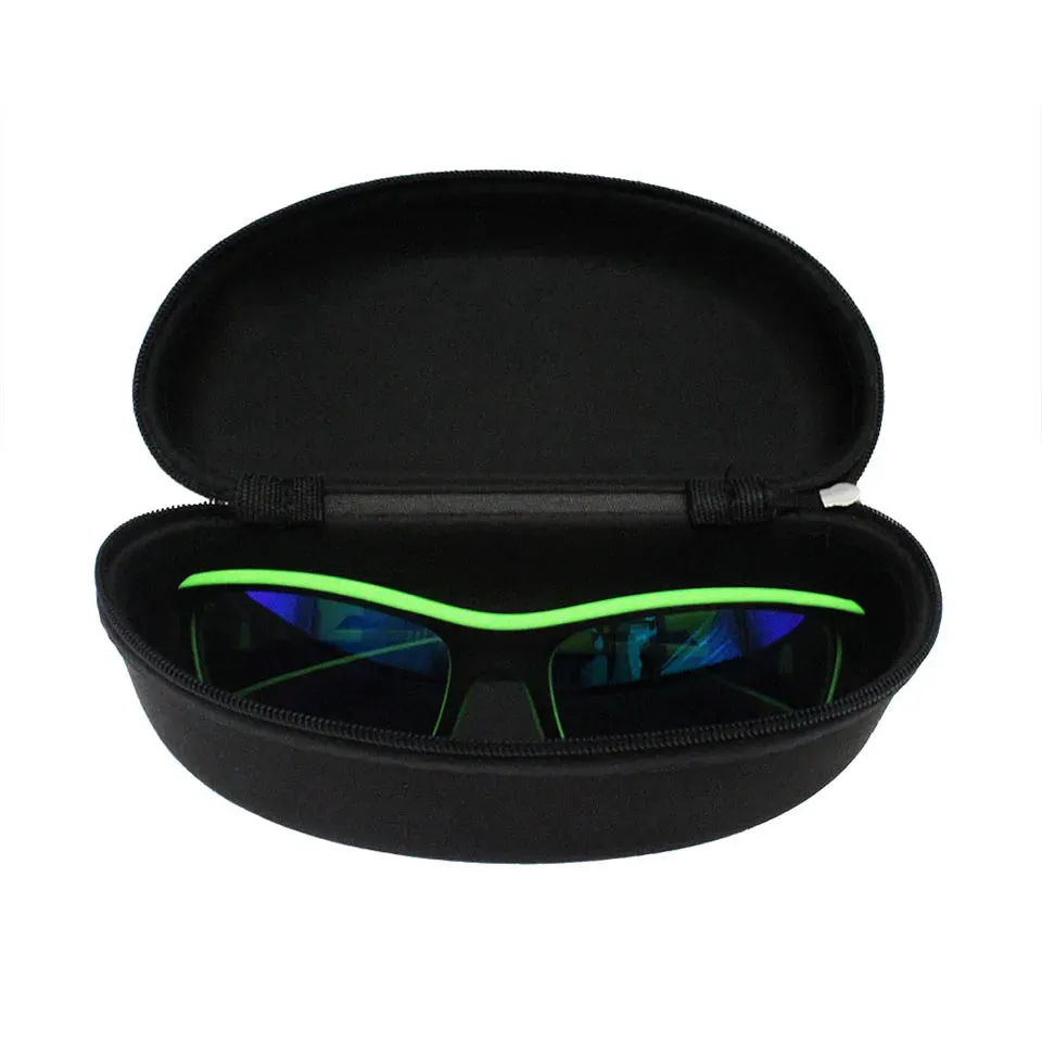 2022 Polarized Fishing Sunglasses Cycling Men's Driving Shades Male Sun Glasses with Sunglasses Box Hard Eyeglasses Case