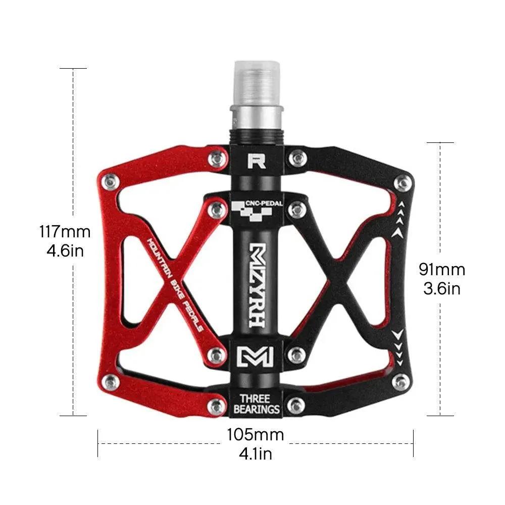 2pcs/set Mountain Bike Pedals Lightweight Aluminum Bicycle Pedals MTB Road Bike Cycling Pedals Platform