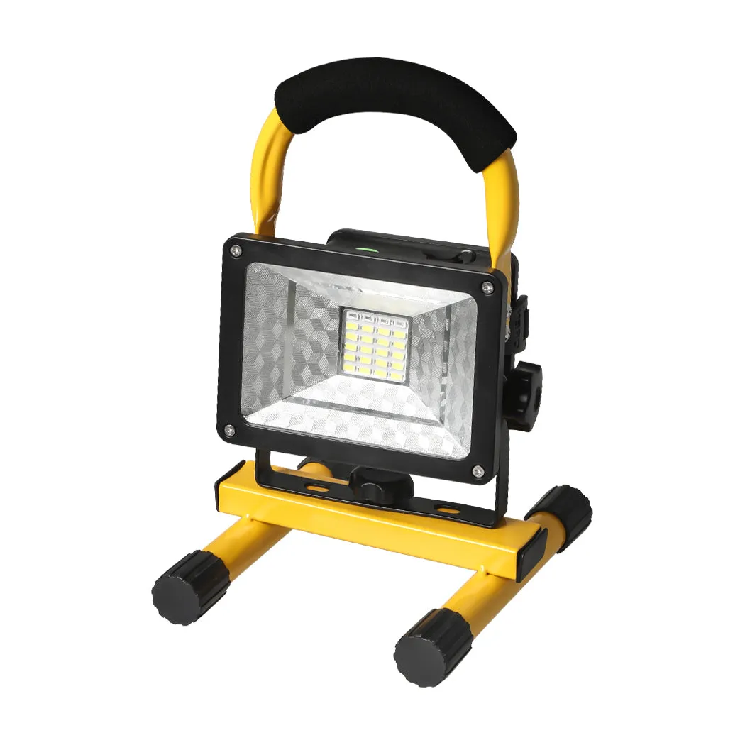 30W Led Flood Light Portable Rechargeable Garden Spotlight Outdoor Work Lights