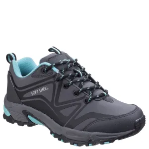 Abbeydale Low Hiking Shoes Grey/Black/Aqua