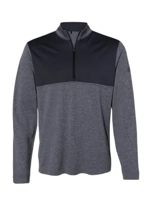 Adidas Black Heather / Carbon Men&#x27;s Adidas  Lightweight Quarter-Zip A280