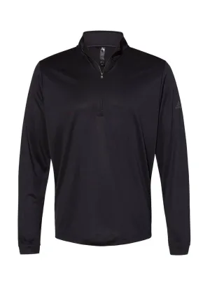 Adidas Black Men&#x27;s Adidas  Lightweight Quarter-Zip A401