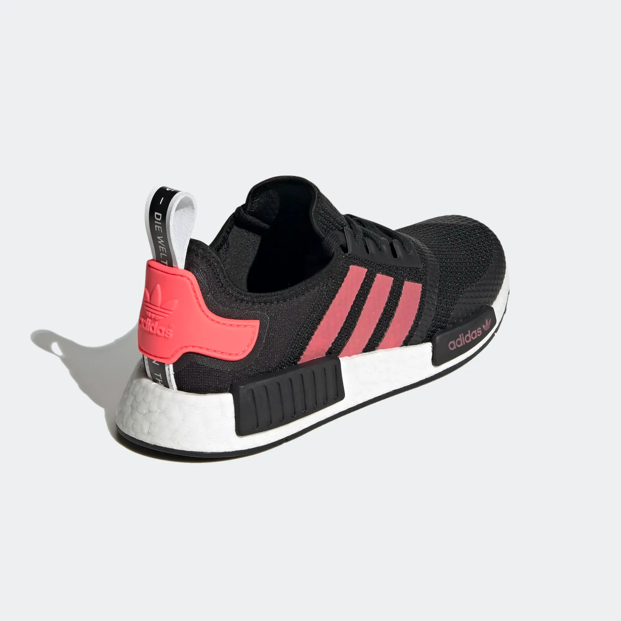 Adidas Men's NMD R1 Shoes - Core Black / Signal Pink / Cloud White