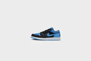 Air Jordan 1 Low (Black/Black-University Blue)