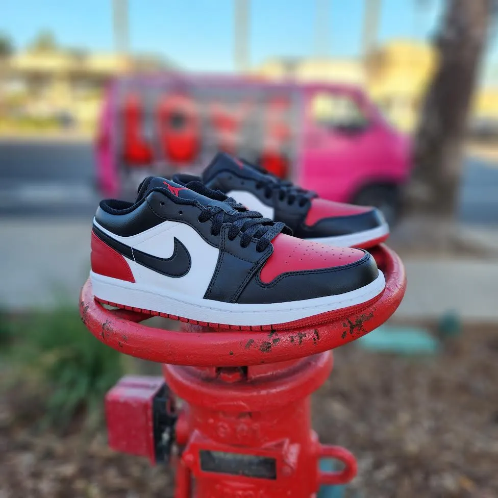 AIR JORDAN 1 LOW 'BRED TOE'