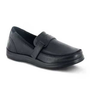 Apex A200w Evelyn Strap Loafer Women's Dress Shoe In Black