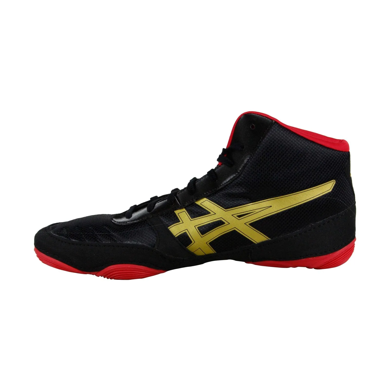 Asics Jb Elite V2.0 J501N-9094 Mens Black Canvas Athletic Wrestling Shoes