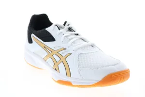 Asics Upcourt 3 1072A012 Mens White Synthetic Athletic Volleyball Shoes