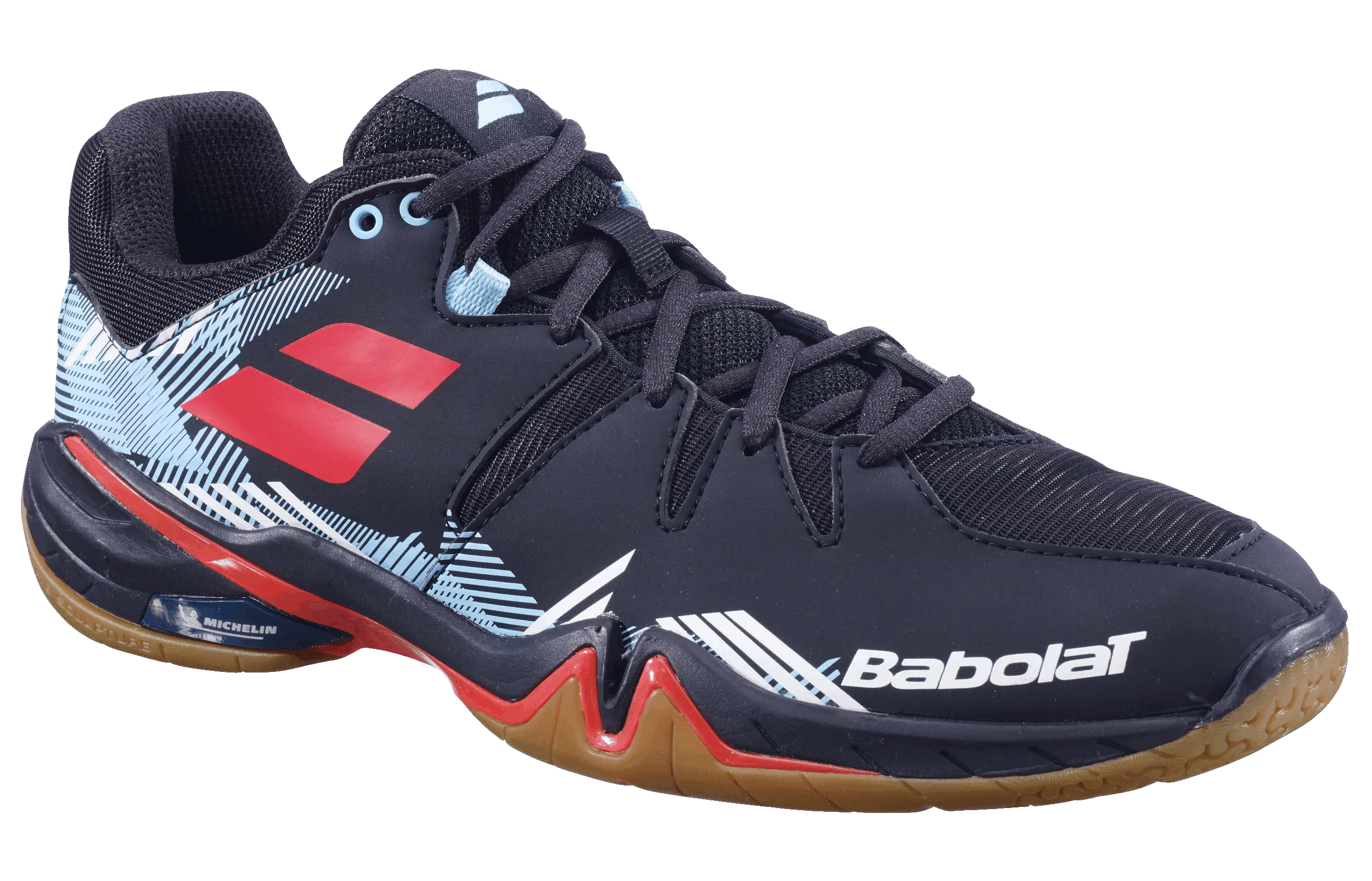 Babolat Shadow Spirit Black / Tomato Red Men's Court Shoe 30F22641