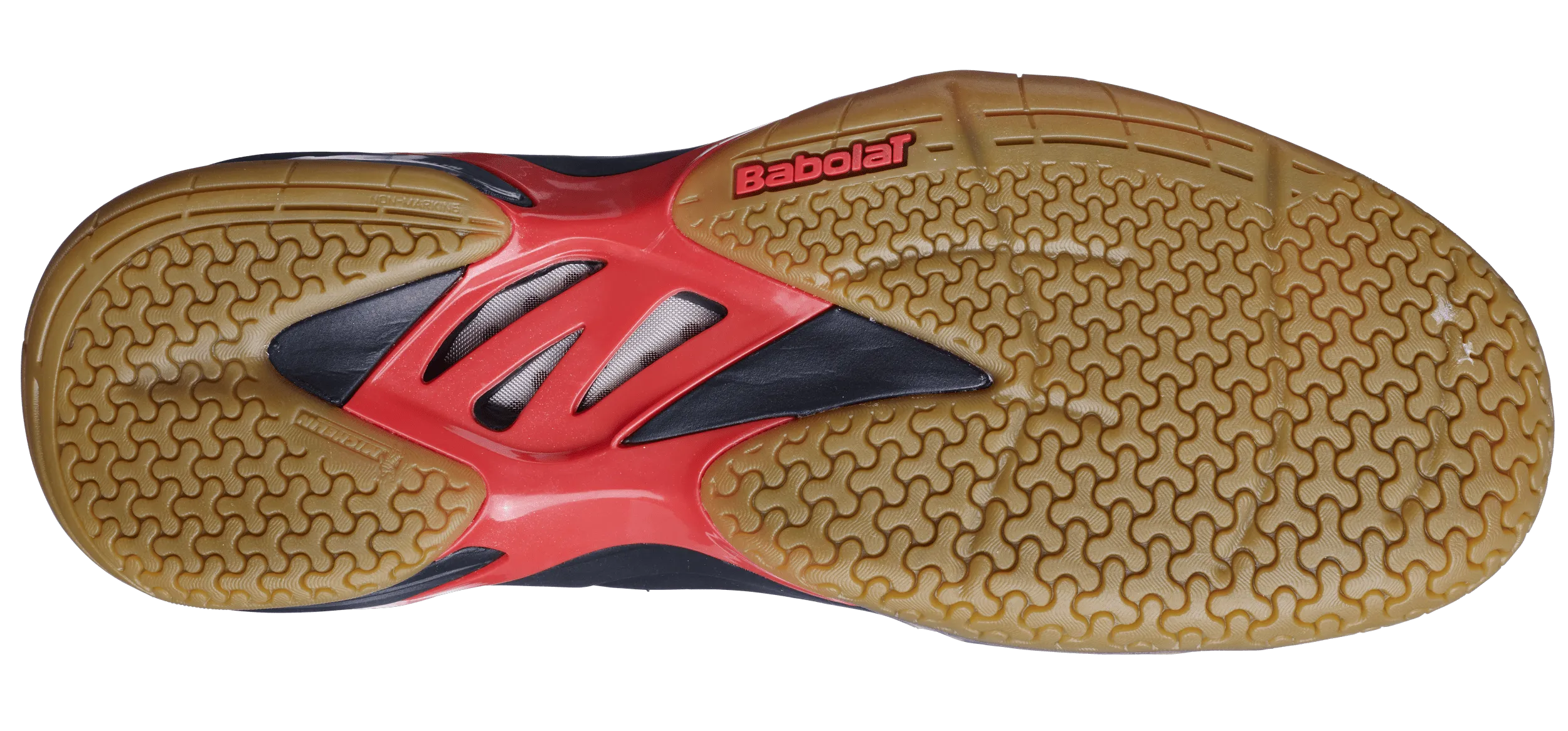 Babolat Shadow Spirit Black / Tomato Red Men's Court Shoe 30F22641