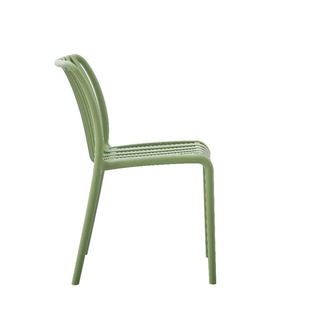 Bertioga Mint Green Outdoor Modern Cafe Chair