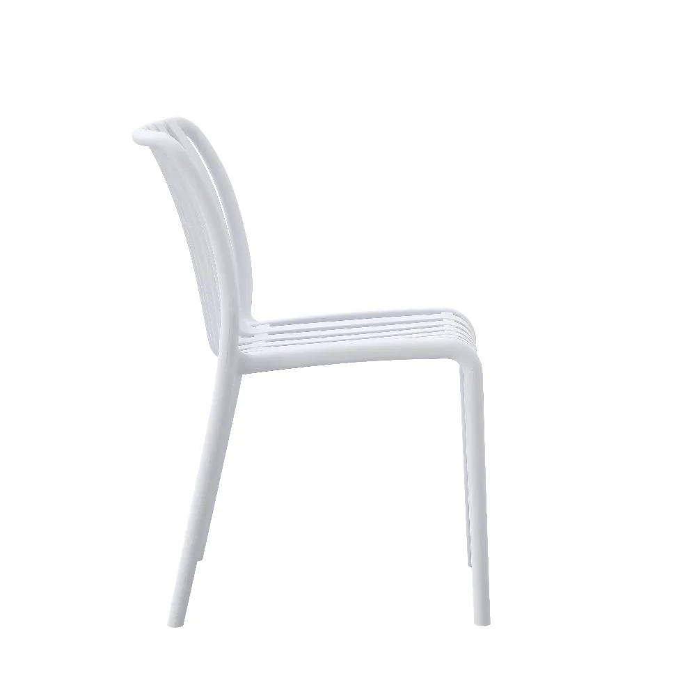 Bertioga Outdoor White Cafe Chair