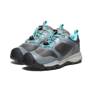 Big Kid's Keen Wanduro Waterproof Shoe Color: Steel Grey/Ipanema