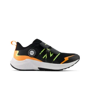 Big Kid's New Balance DynaSoft Reveal v4 BOA Color: Black with Lime Glo