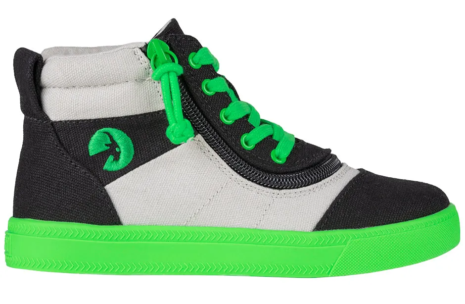 Billy Black/Green BILLY Street Short Wrap High Tops