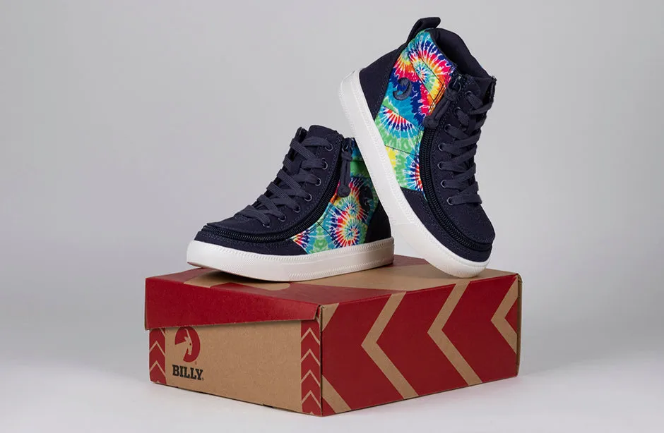 Billy Navy Tie Dye BILLY Street High Tops