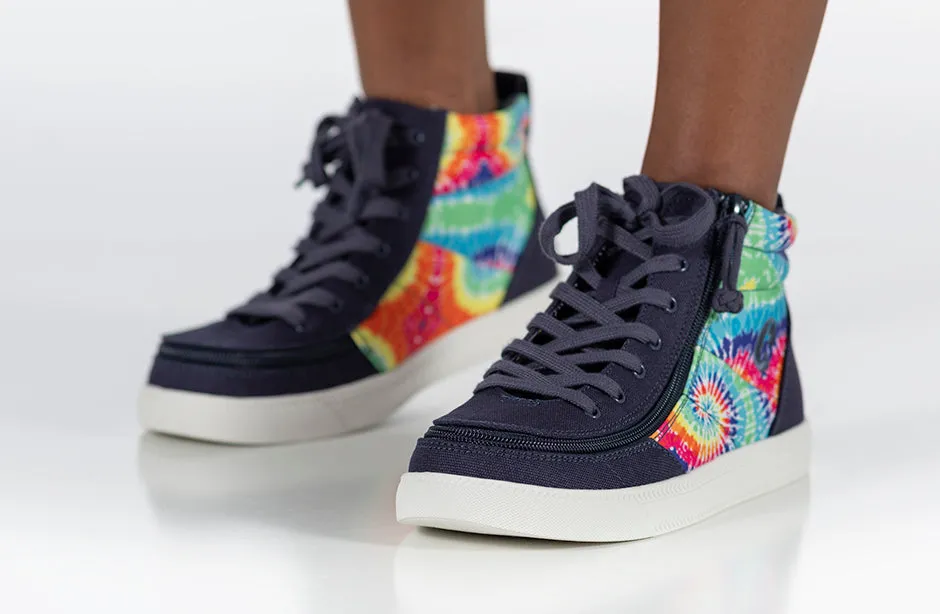 Billy Navy Tie Dye BILLY Street High Tops