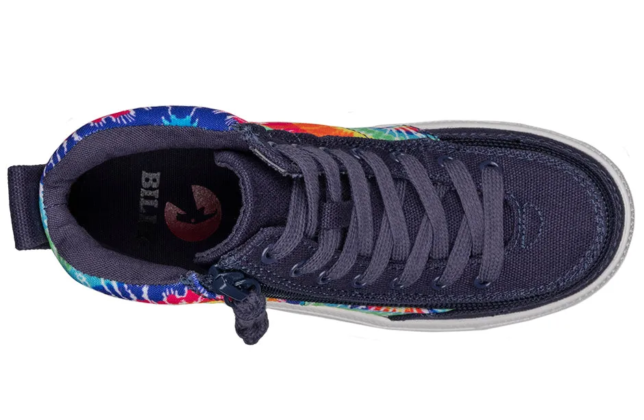 Billy Navy Tie Dye BILLY Street High Tops