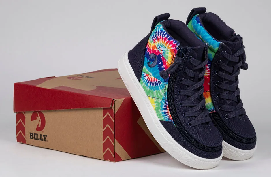 Billy Navy Tie Dye BILLY Street High Tops