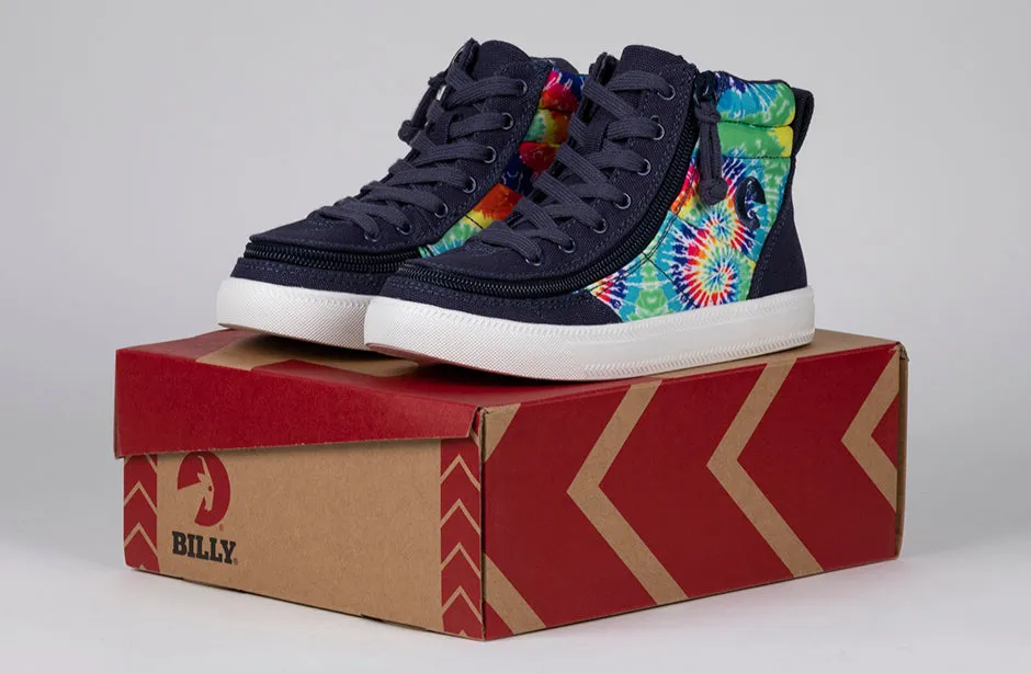 Billy Navy Tie Dye BILLY Street High Tops