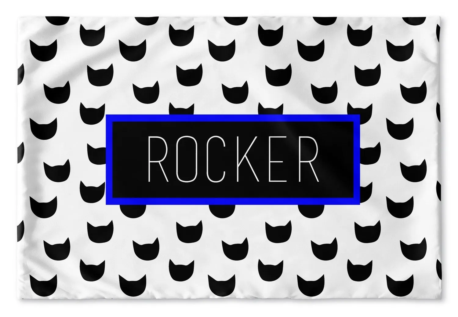 BLACK AND WHITE SUPERHERO PERSONALIZED PILLOW SHAM (MULTIPLE COLOR OPTIONS)