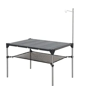 BLACKDEER Geometric Folding Table