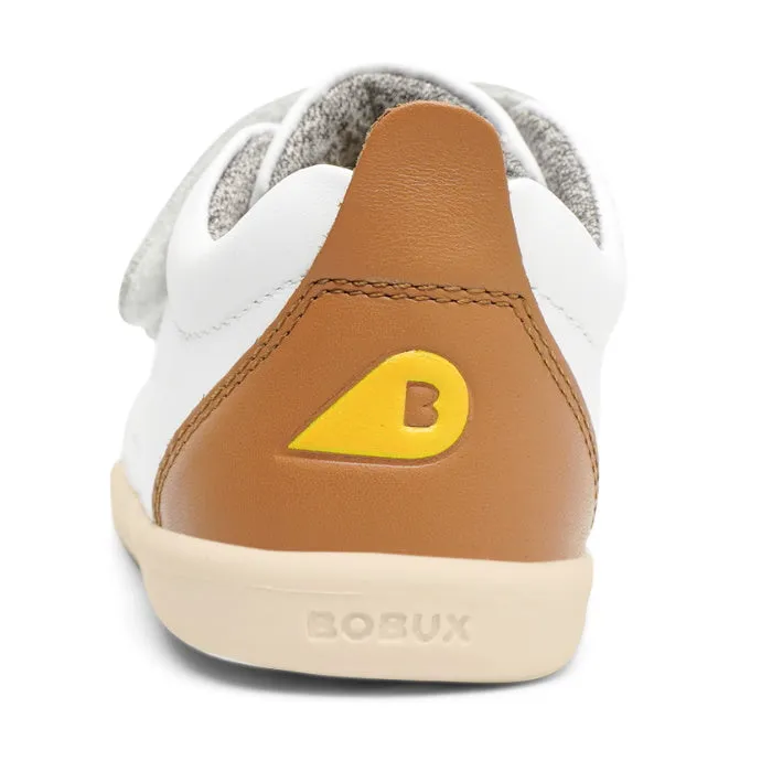 Bobux - Iwalk Grass Court Sneaker White  Caramel