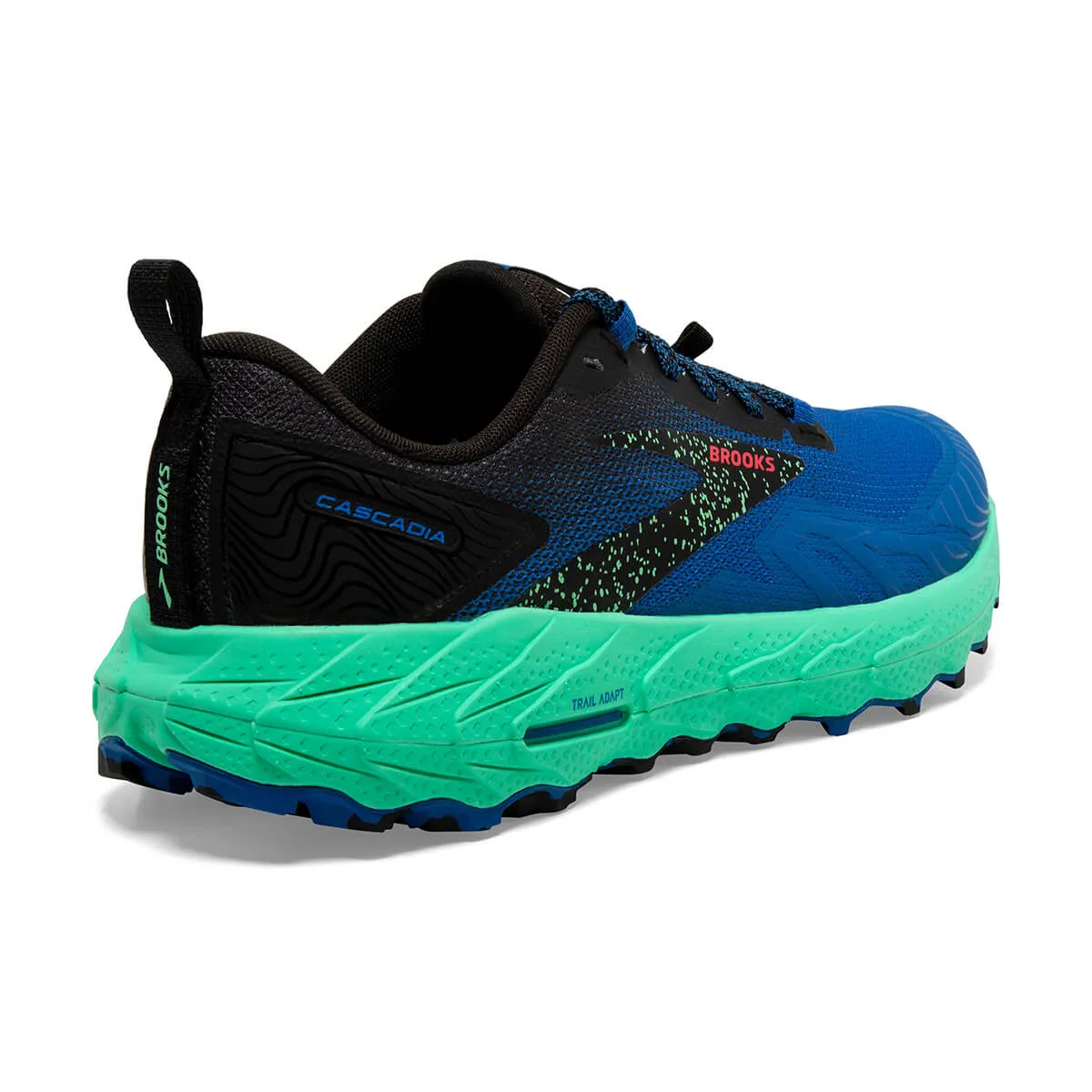 Brooks Cascadia 17 Mens | Victoria Blue/black/spring Bud