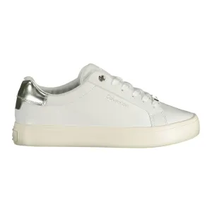 Calvin Klein White Leather Women Sneaker