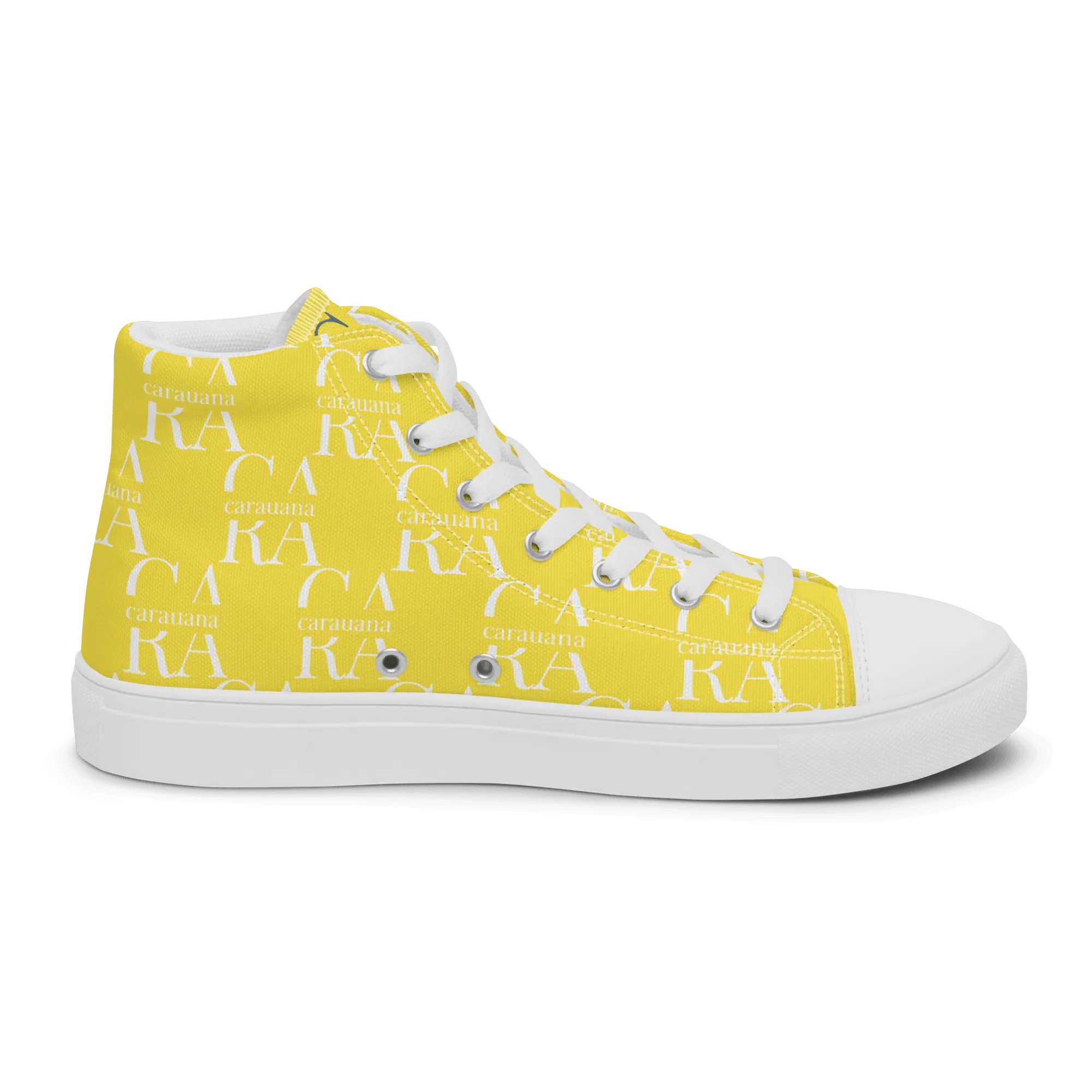 CARAUANA Hip Hop canvas shoes Yellow Branded