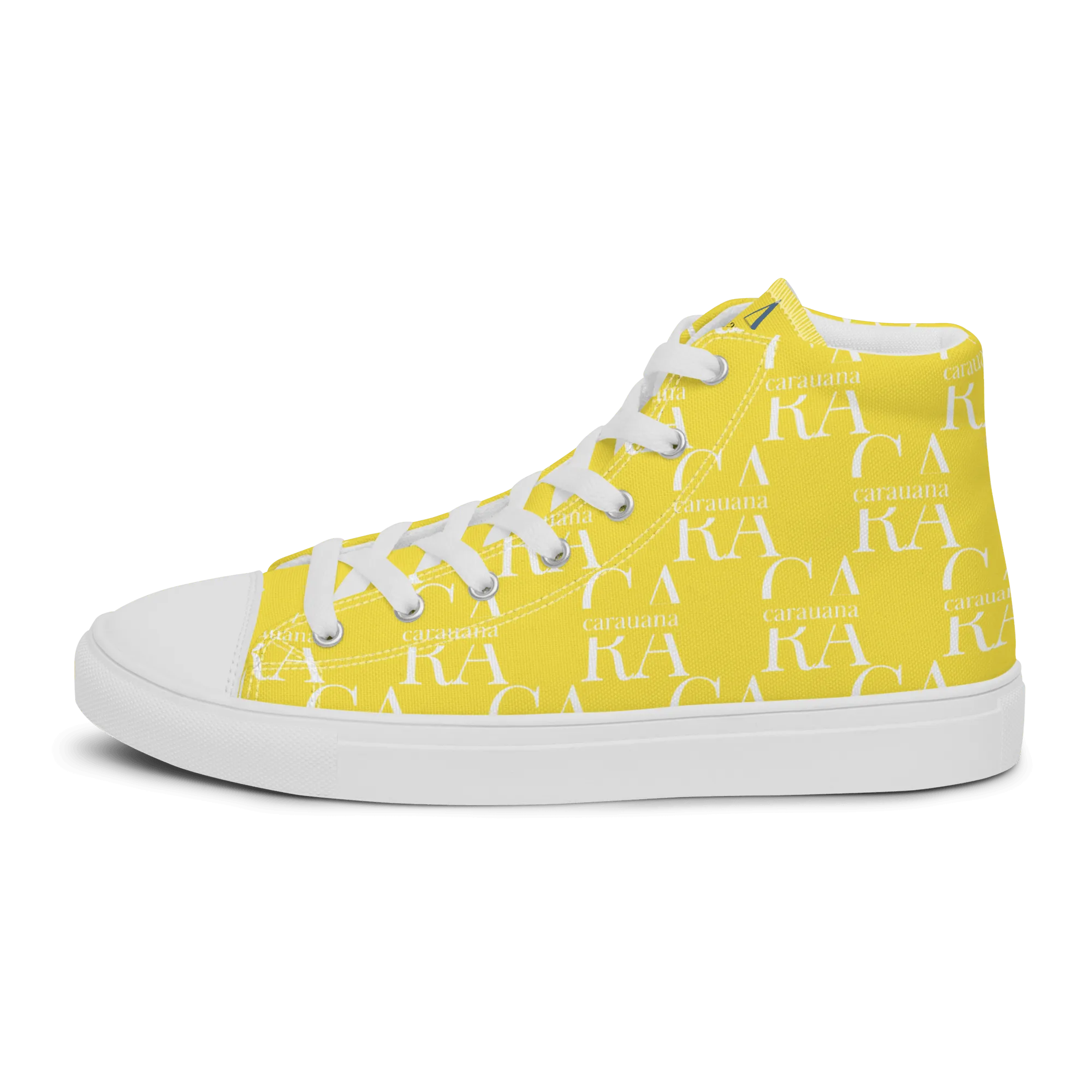 CARAUANA Hip Hop canvas shoes Yellow Branded