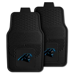 Carolina Panthers Heavy Duty Car Mat Set - 2 Pieces