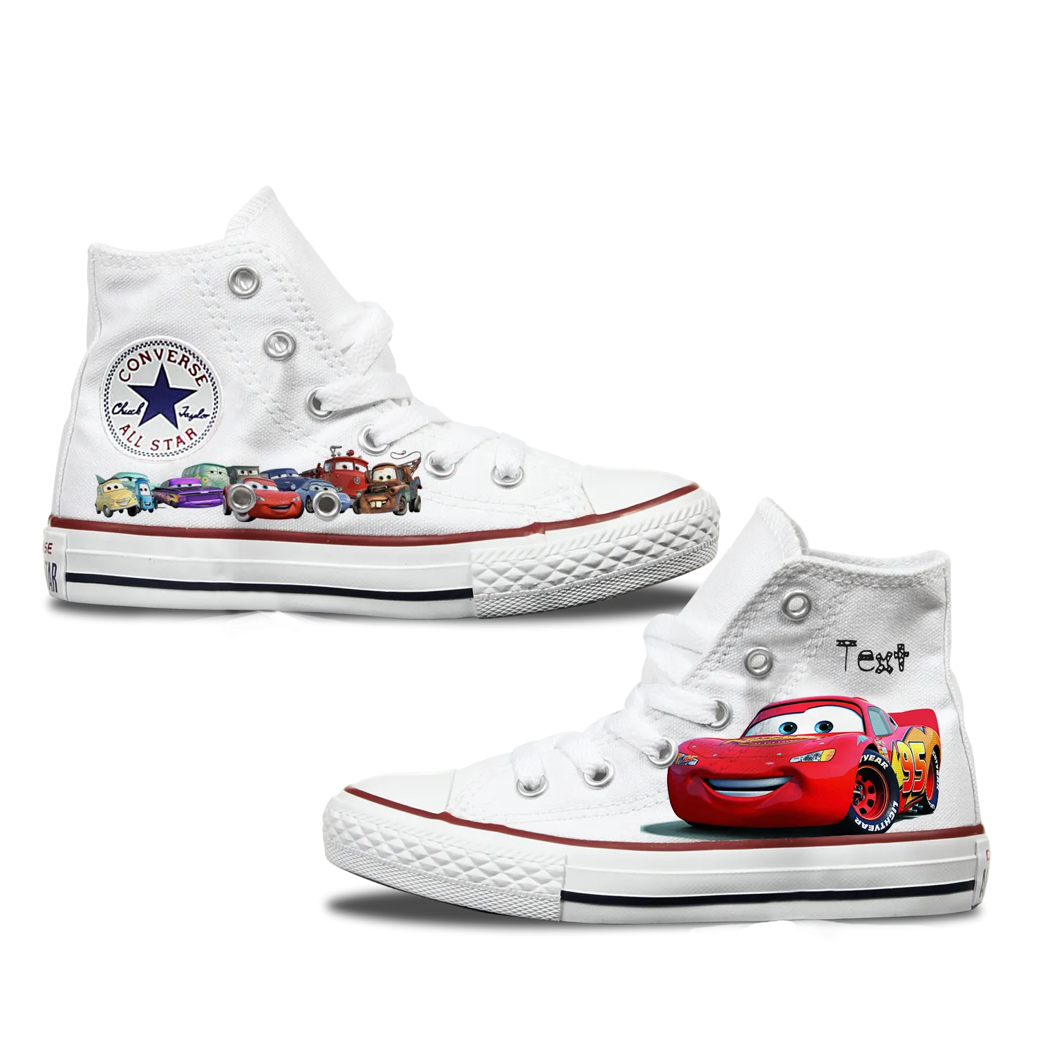 Cars Toddler Custom Converse