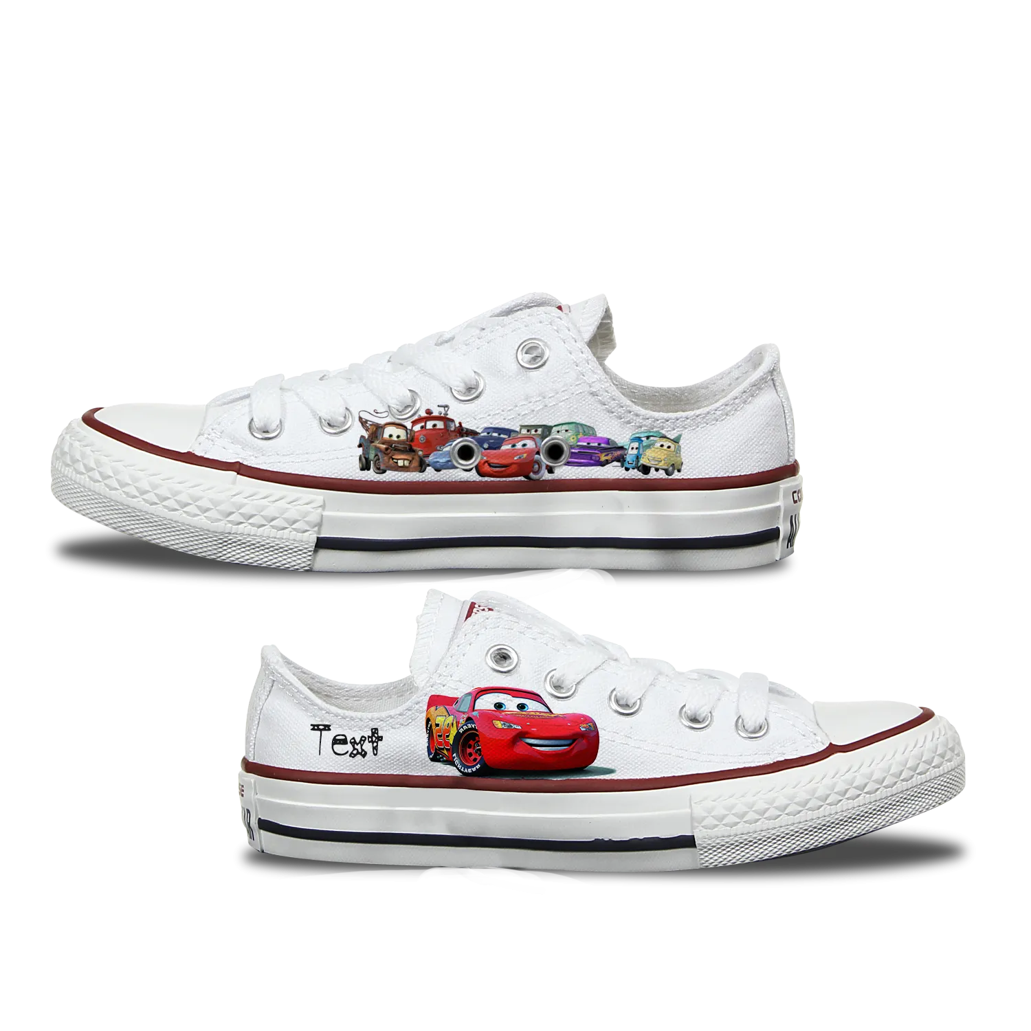 Cars Toddler Custom Converse