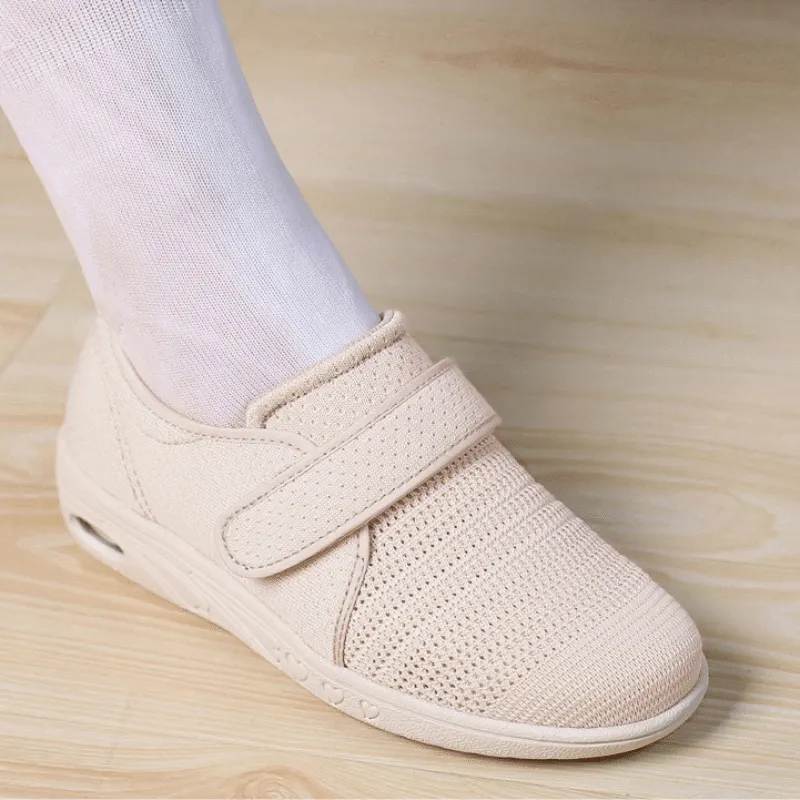 Cilool Plus Size Wide Diabetic Shoes For Swollen Feet Width Shoes-NW006