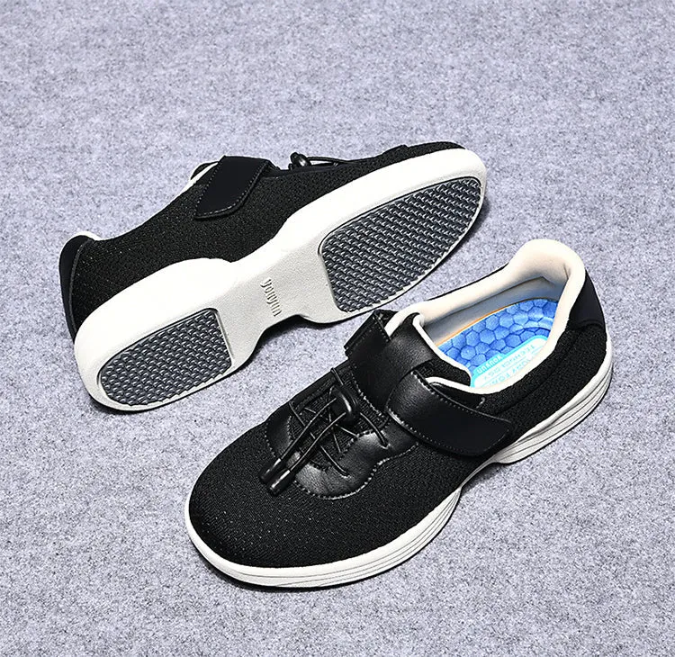 Cilool Plus Size Wide Diabetic Shoes For Swollen Feet Width Shoes-NW026