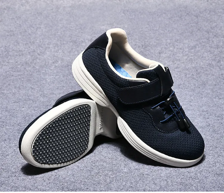 Cilool Plus Size Wide Diabetic Shoes For Swollen Feet Width Shoes-NW026