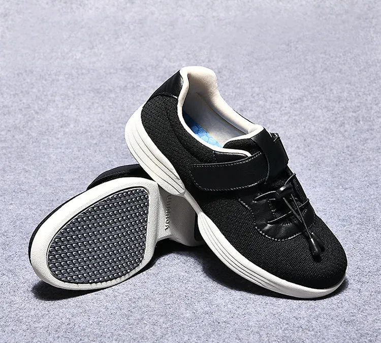 Cilool Plus Size Wide Diabetic Shoes For Swollen Feet Width Shoes-NW026