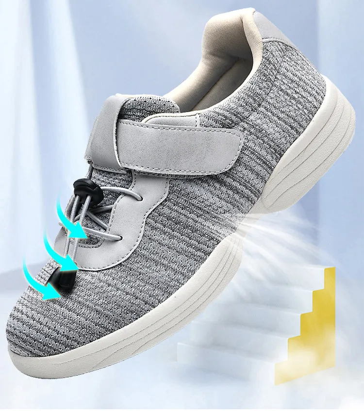 Cilool Plus Size Wide Diabetic Shoes For Swollen Feet Width Shoes-NW026