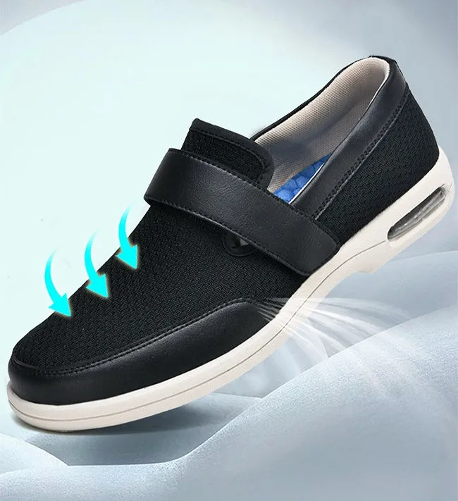 Cilool Plus Size Wide Diabetic Shoes For Swollen Feet Width Shoes-NW041