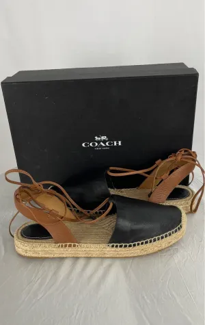 Coach Women's Rita Espadrille Sandals Size 8.5B NWOB