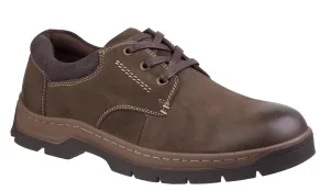 Cotswold Thickwood Mens Burnished Leather Lace Up Casual Shoe