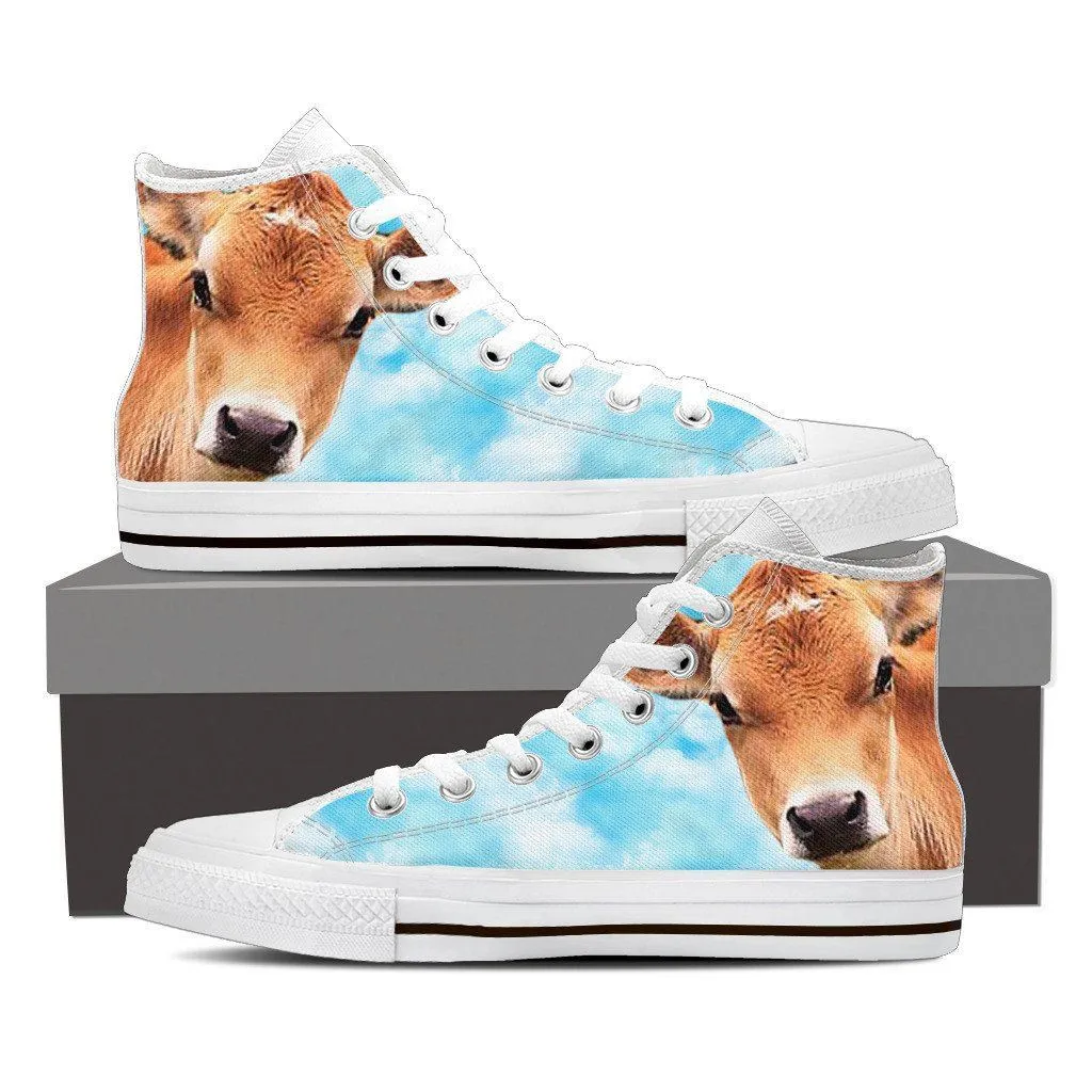 Cow #5 Women's High Top