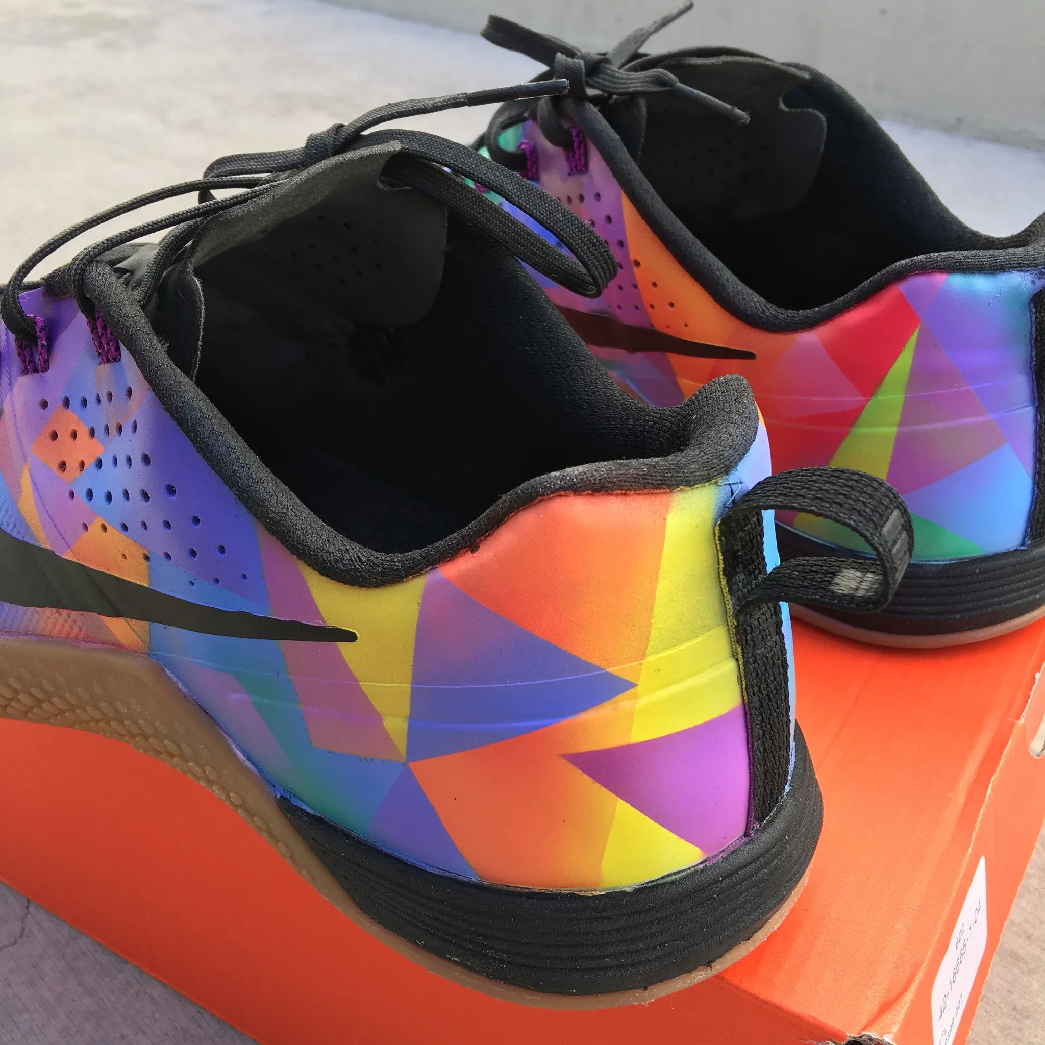 Custom Painted Nike Metcon 4 'Prism'