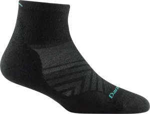 Darn Tough Women&#x27;s Run 1/4 Ultra-Lightweight Cushion Running Sock  Black | Buy Darn Tough Women&#x27;s Run 1/4 Ultra-Lightweight Cushion Running Sock  Black here | Outnorth