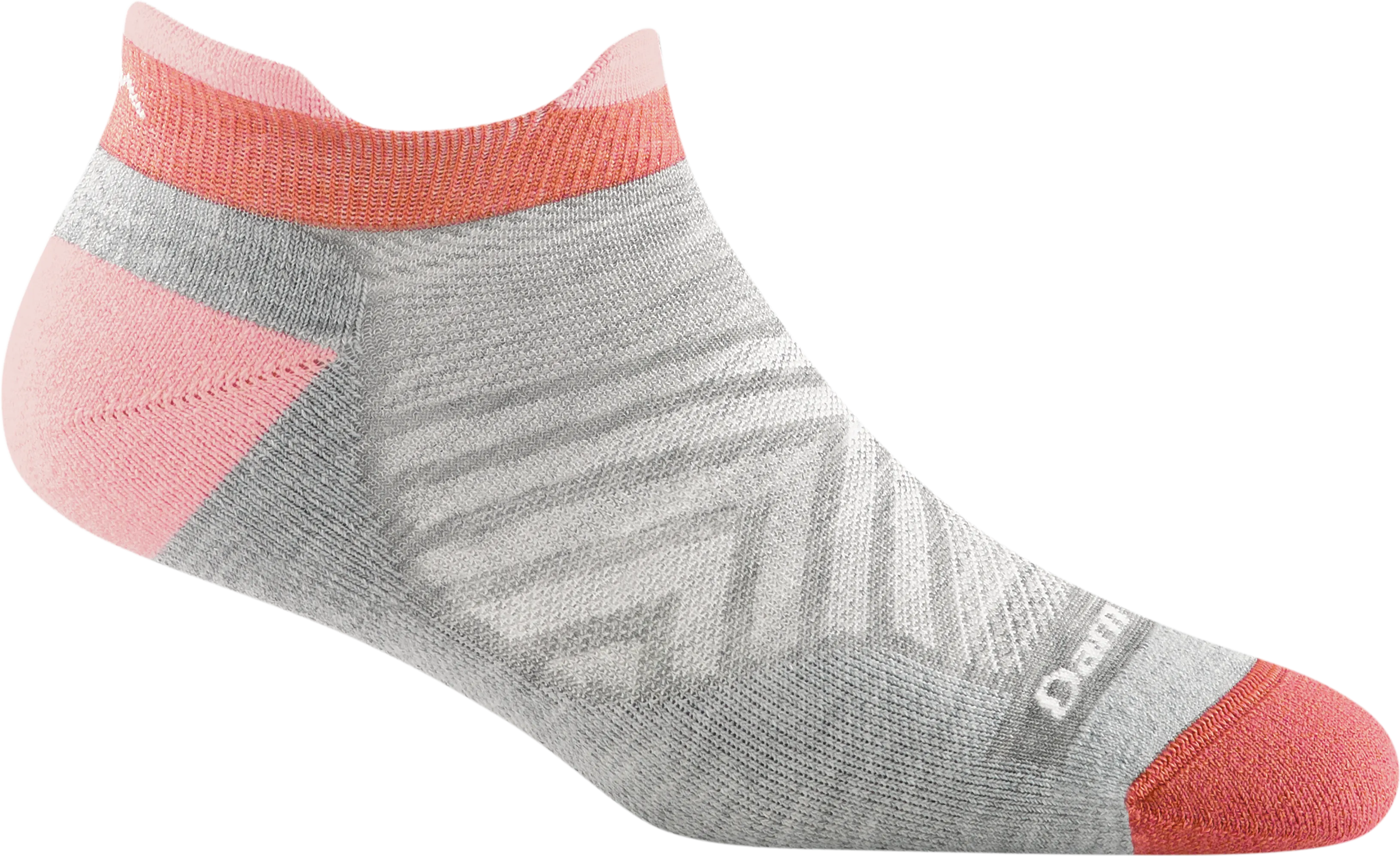 Darn Tough Women&#x27;s Run No Show Tab Ultra-Lightweight Running Sock Cushion Ash | Buy Darn Tough Women&#x27;s Run No Show Tab Ultra-Lightweight Running Sock Cushion Ash here | Outnorth