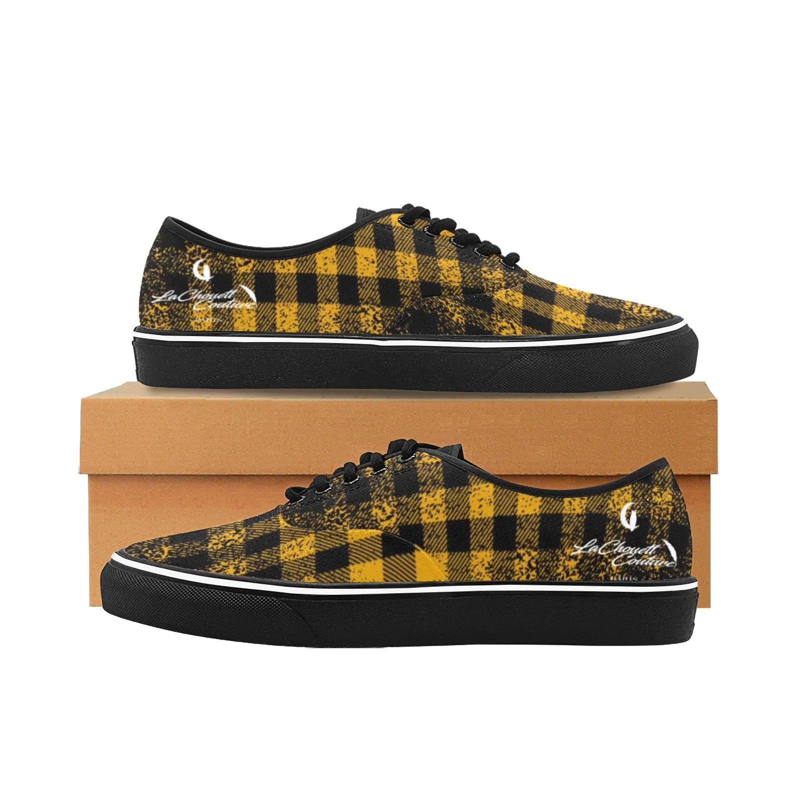 DUSTY PLAID  Women's Canvas Shoes