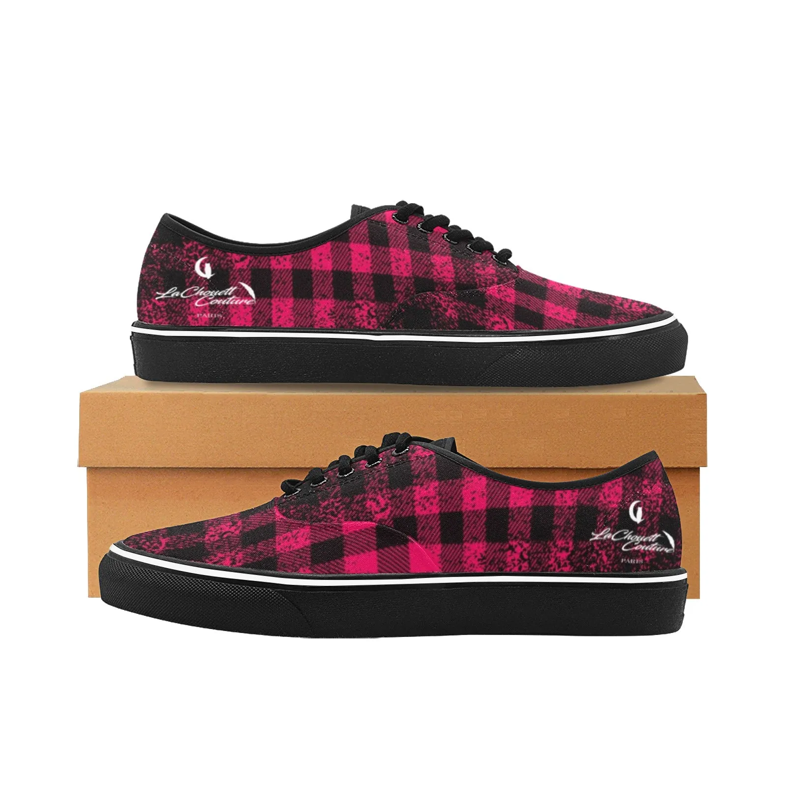 DUSTY PLAID  Women's Canvas Shoes